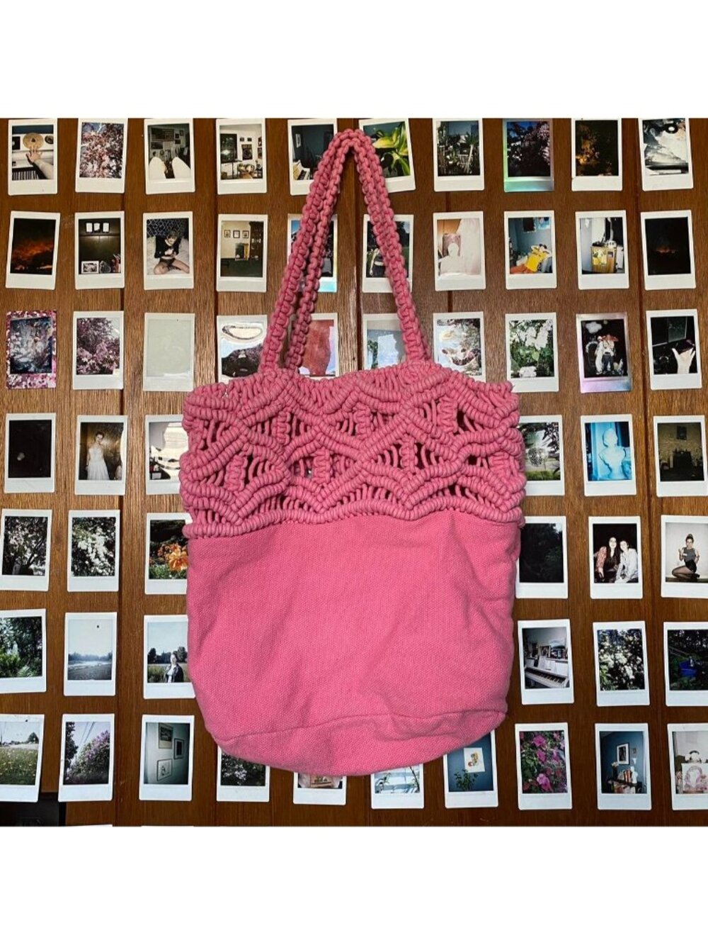 Hot Pink Beachy Tote Bag
